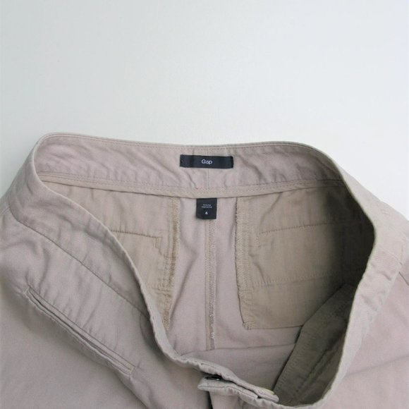 Gap Chino Beige Cotton Khaki Shorts 4 - Picture 2 of 3